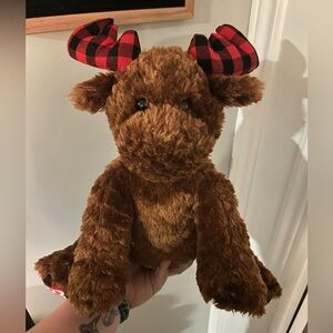 Build A Bear Winter Wishes Buffalo Check Pattern Moose 2022